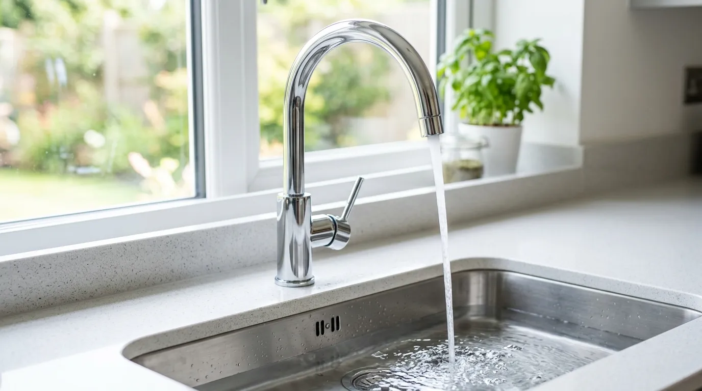 Local Plumbing Master Pros same day plumber fixing a faucet in Augusta, IA